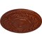 Ekena Millwork Rose Ceiling Medallion (Fits Canopies up to 13 1/2"), Hand-Painted Firebrick, 33 7/8"OD x 2 3/8"P CM33ROFIF - alternate 2